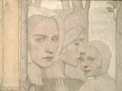 Les Deux Sœurs, 1908 - Frederick Cayley Robinson